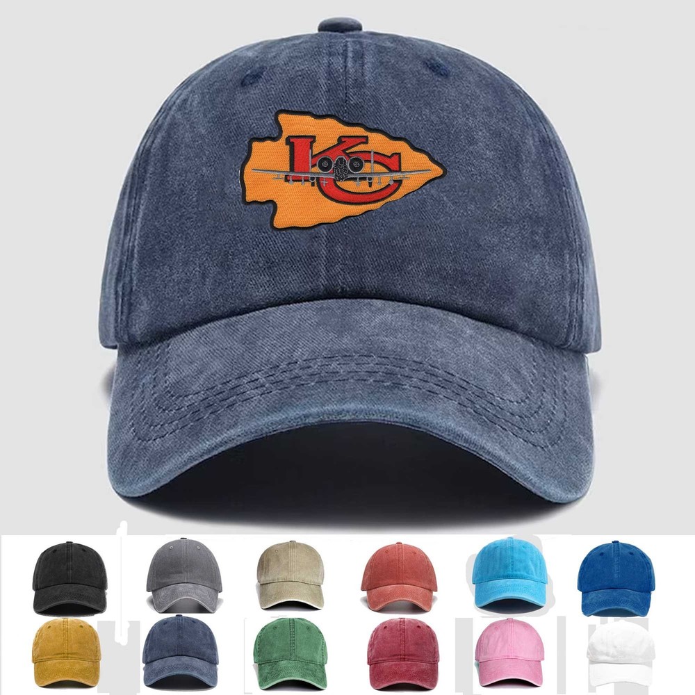 Custom Embroidered Hat 442nd Fighter Wing Kansas City Arrowhead, Veteran Cap