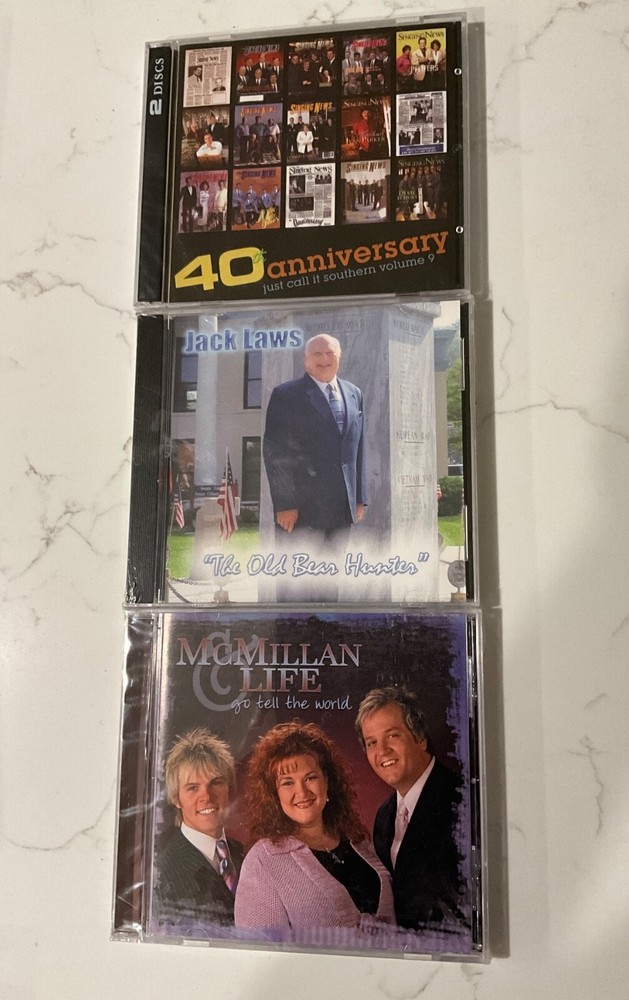 Christian Gospel Music CD NEW, factory packaging, Very rare, Set 3