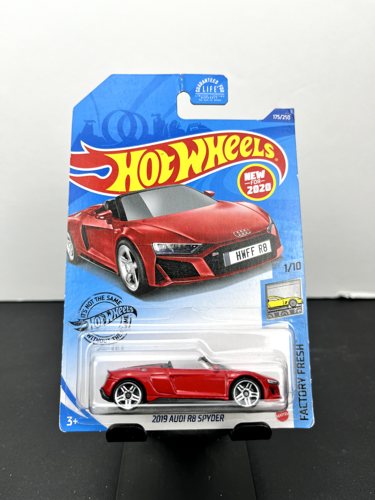 Hot Wheels 2020 Mainline Factory Fresh 2019 Audi R8 Spyder Red #175