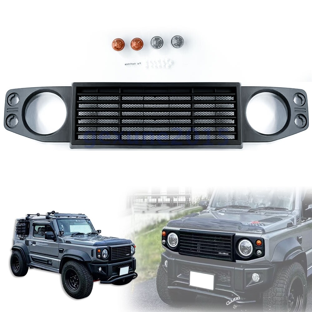 Front Grill Bumper Grille Mesh Fits For SUZUKI JIMNY JB74 2019-2023