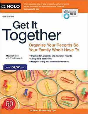 Get It Together: Organize - Paperback, by Cullen Melanie; Irving - Very Good h