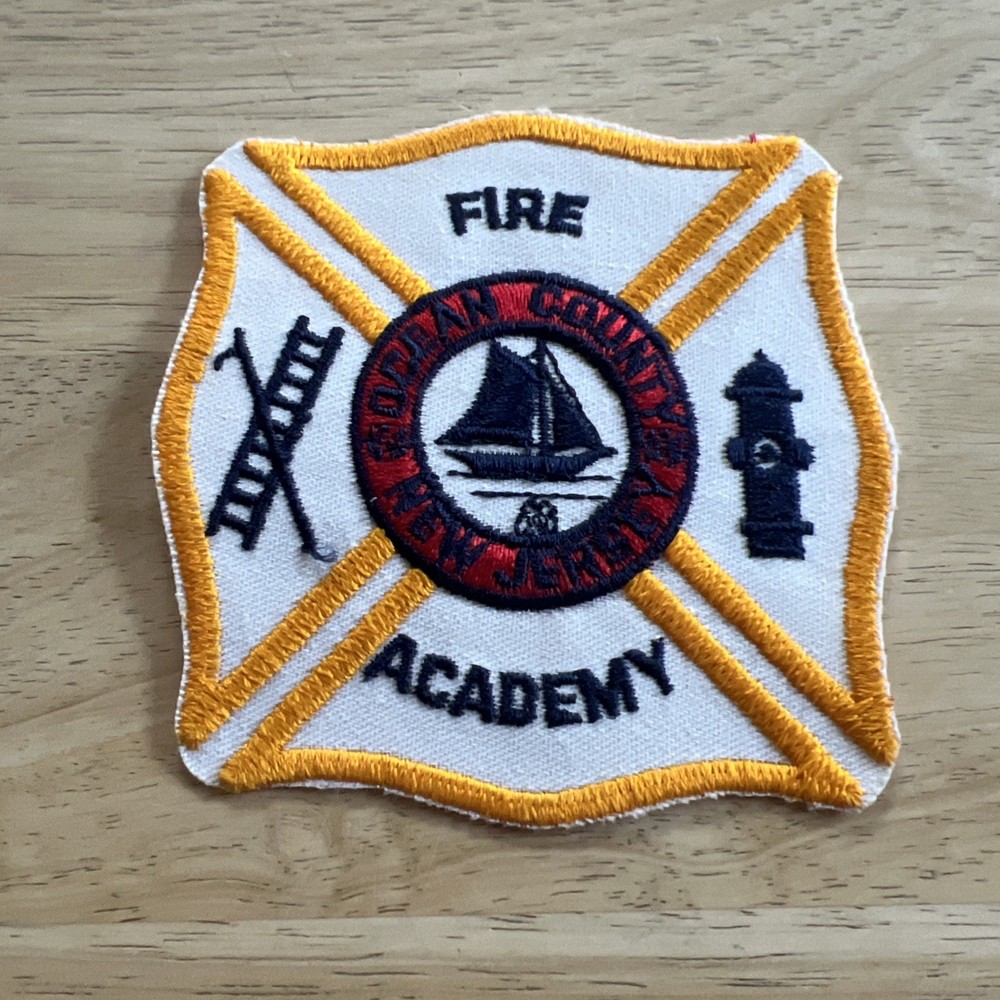 Ocean County Fire Academy New Jersey NJ Firefighter Patch