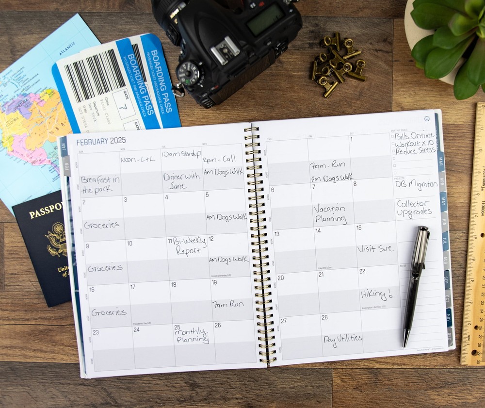 Work From Home October 2024 - December 2025 Weekly Dated Planner-image