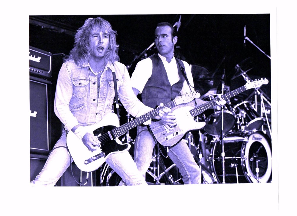 Exclusive Unreleased 1986 London Gig Photo of Rick Parfitt from Status Quo