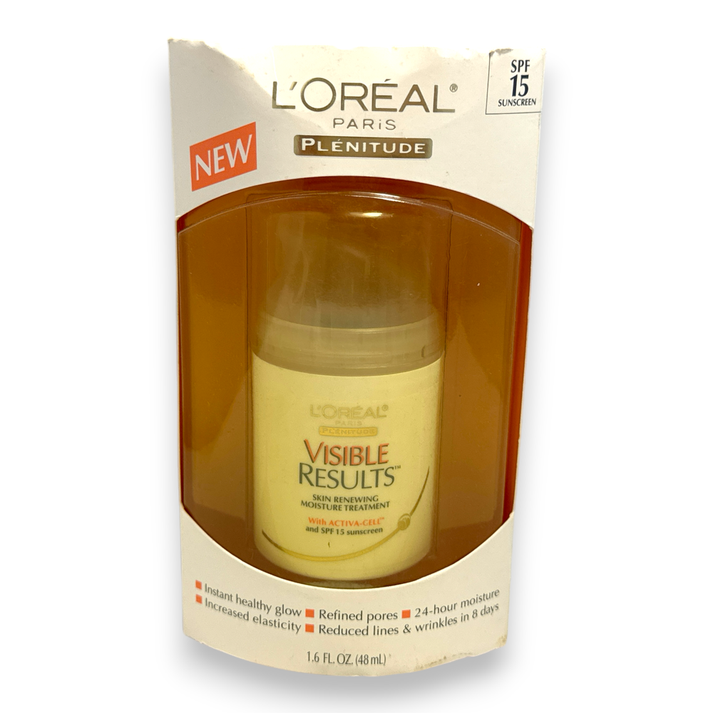 L'Oreal Plenitude Visible Results Skin Renewing Moisture Treatment SPF 15 1.6oz