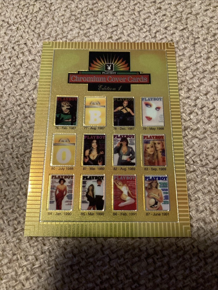 Donald Trump RC Card 1995 Playboy Cover Chromium Edition 1 Checklist #100