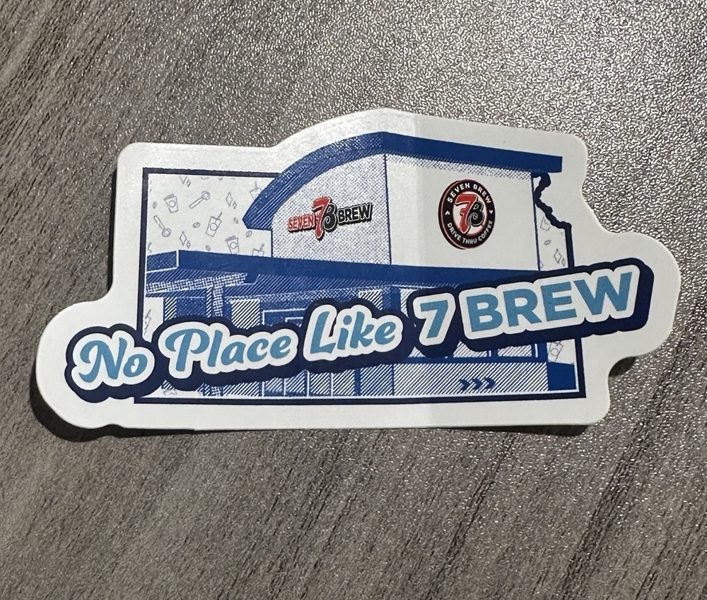 Seven Brew 7 Brew 7Brew Coffee Limited Edition State Sticker Kansas