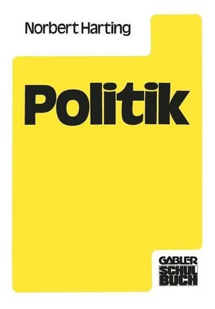 Politik by Norbert Harting (German) Paperback Book