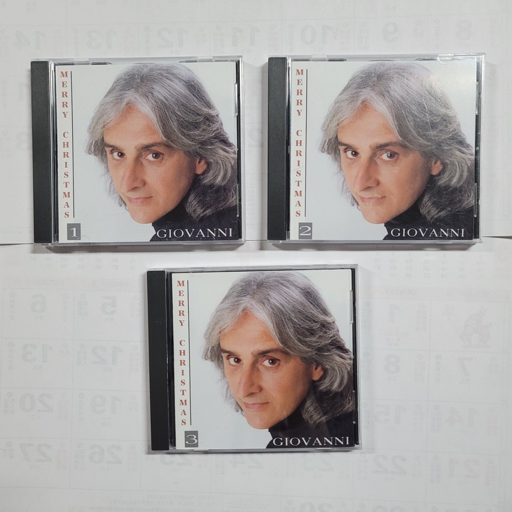 Merry Christmas Vol 1, 2 & 3 By Giovanni (3CD Set, 1999, Newcastle)