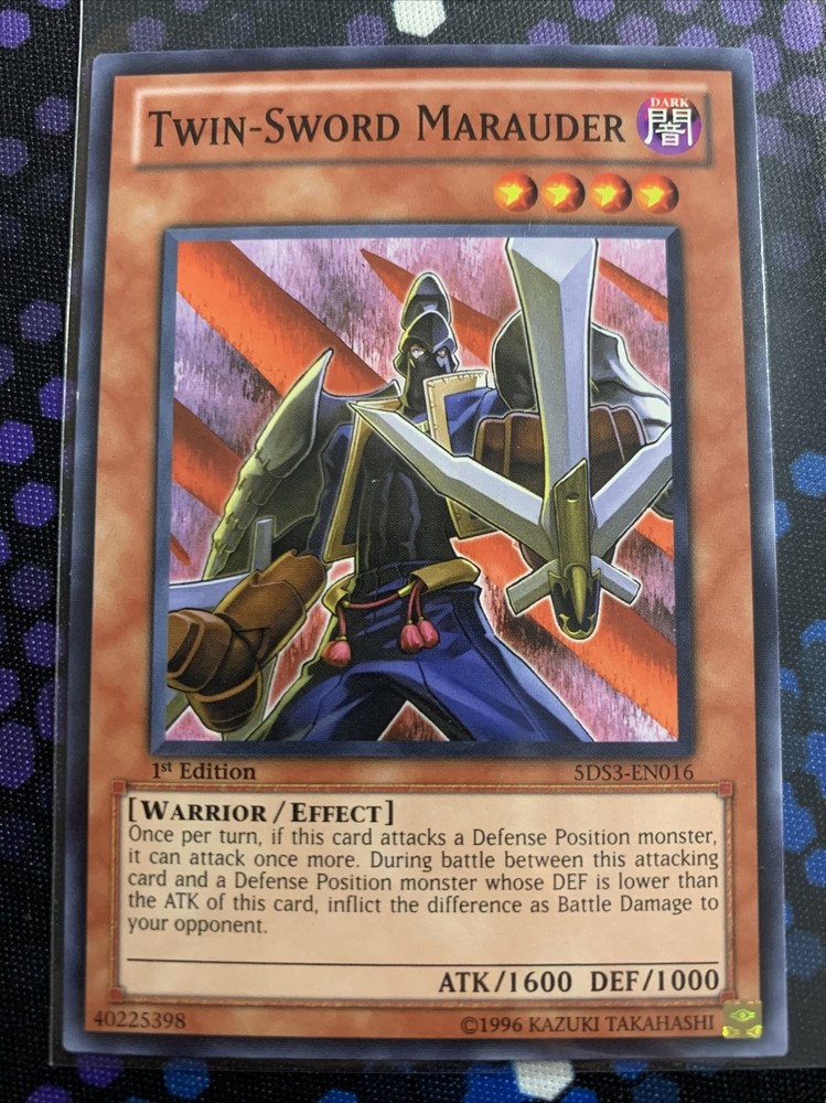 Twin-Sword Marauder 5DS3-EN016 Starter Deck: Duelist Toolbox 1st Edition