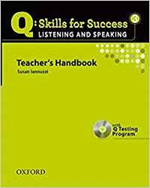 Q: Skills for Success - Listening and Speaking 3 : Teacher Book P