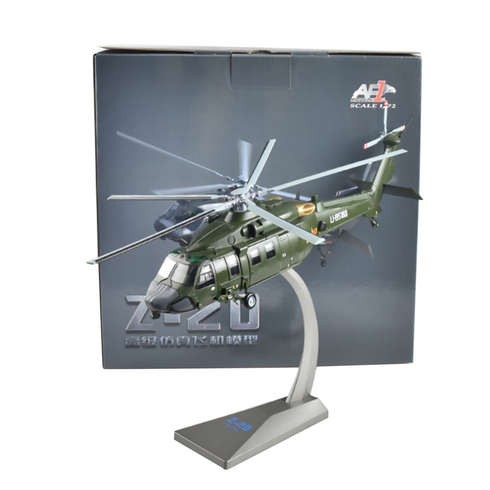 1/72 Armed Straight 20 Helicopter Diecast Model Z-20 Aircraft Military Display E
