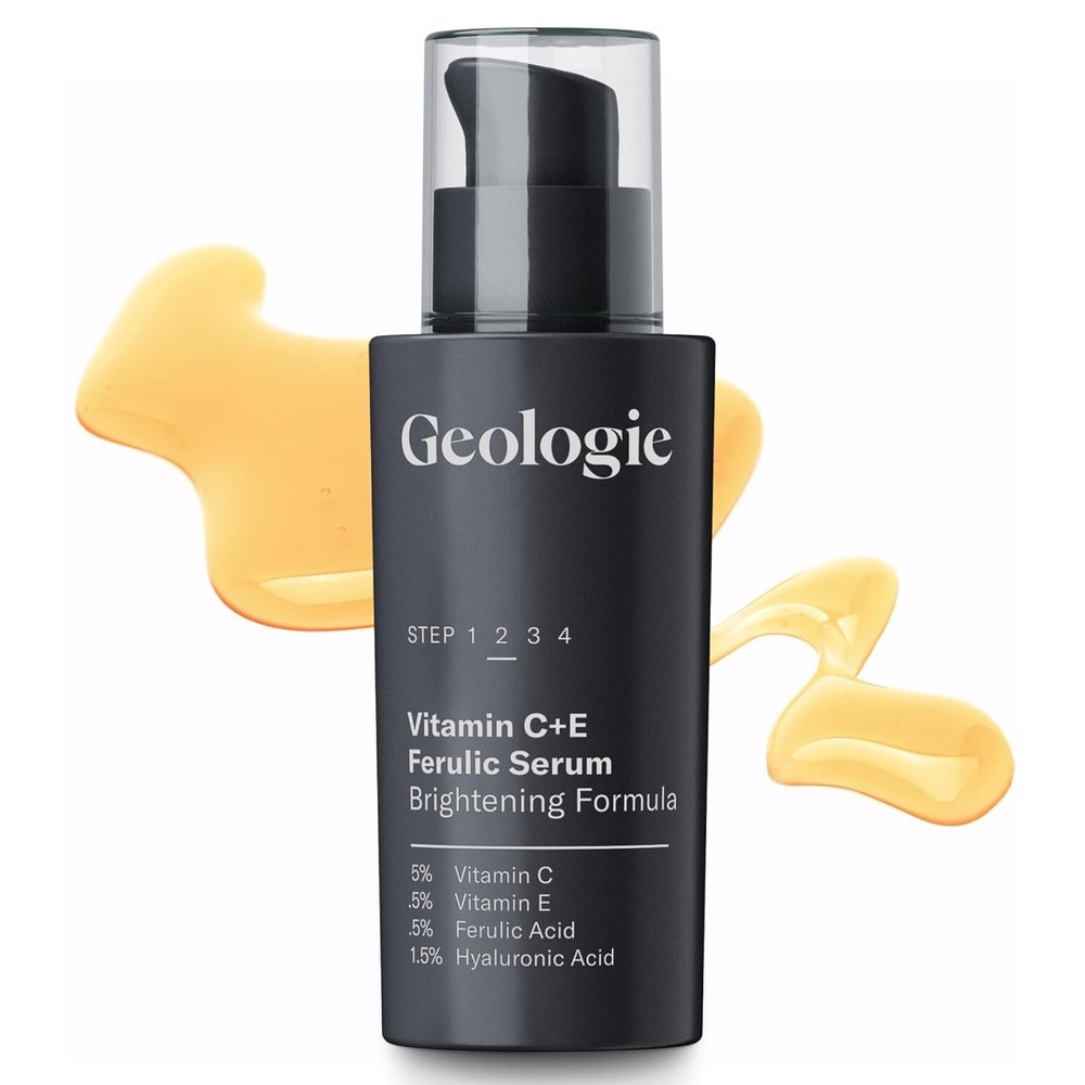 Geologie Vitamin C+E Ferulic Acid Face Serum – Brightening & Firming Anti-Aging
