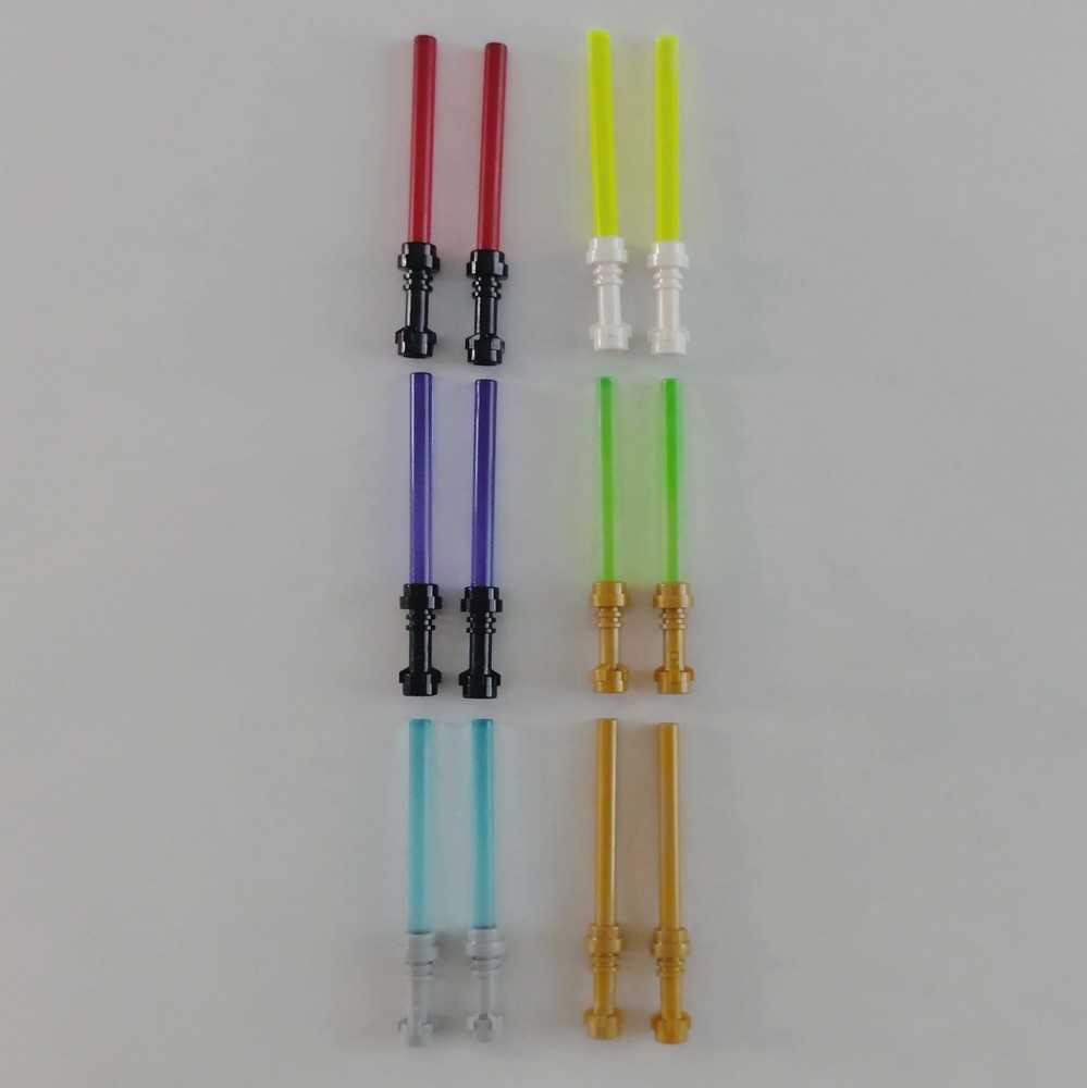 LEGO 12 Lightsabers Minifigure Weapons Brand New