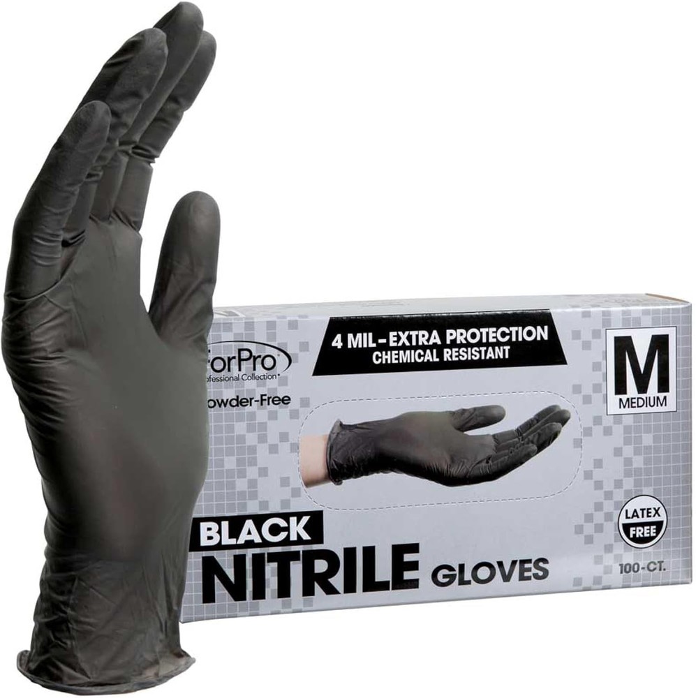Chemical-Resistant Nitrile Gloves, Powder-Free & Latex-Free Disposable