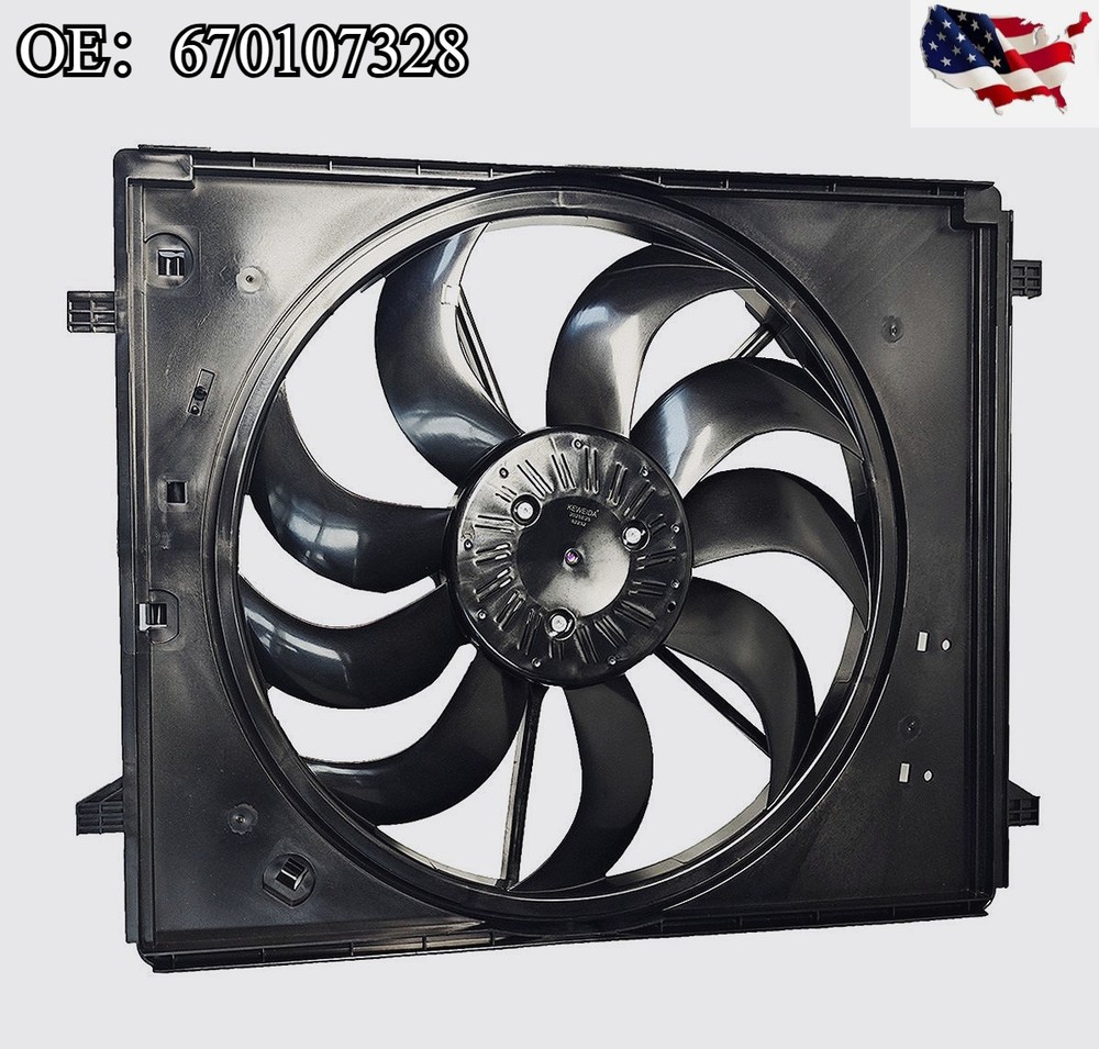 670107328 Electric Radiator Fan for 2017 onwards Maserati Ghibli,Levante 3.0L V6