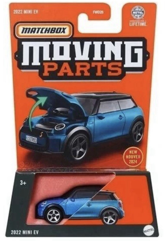 MATCHBOX 2022 MINI COOPER EV MOVING PARTS 2024