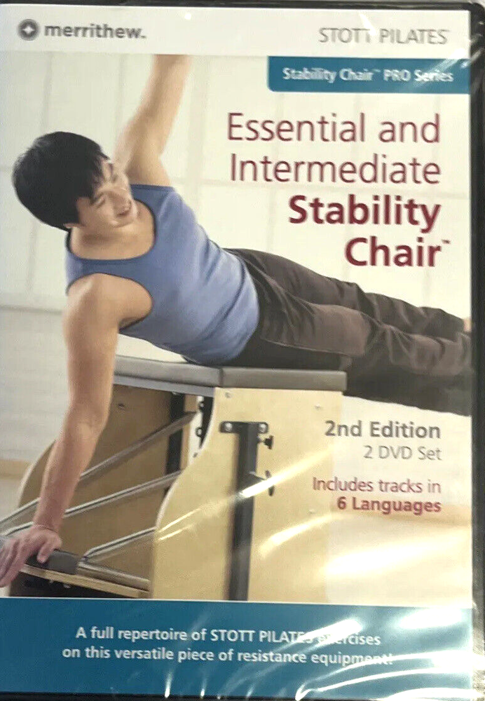 Stott Pilates DVD, 2007 Essential & Intermediate Stability Chair 2nd ED NEW