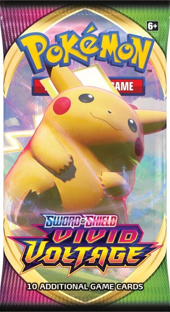 Sword & Shield-Vivid Voltage Booster Pack (10 Cards) RANDOM PACK ART