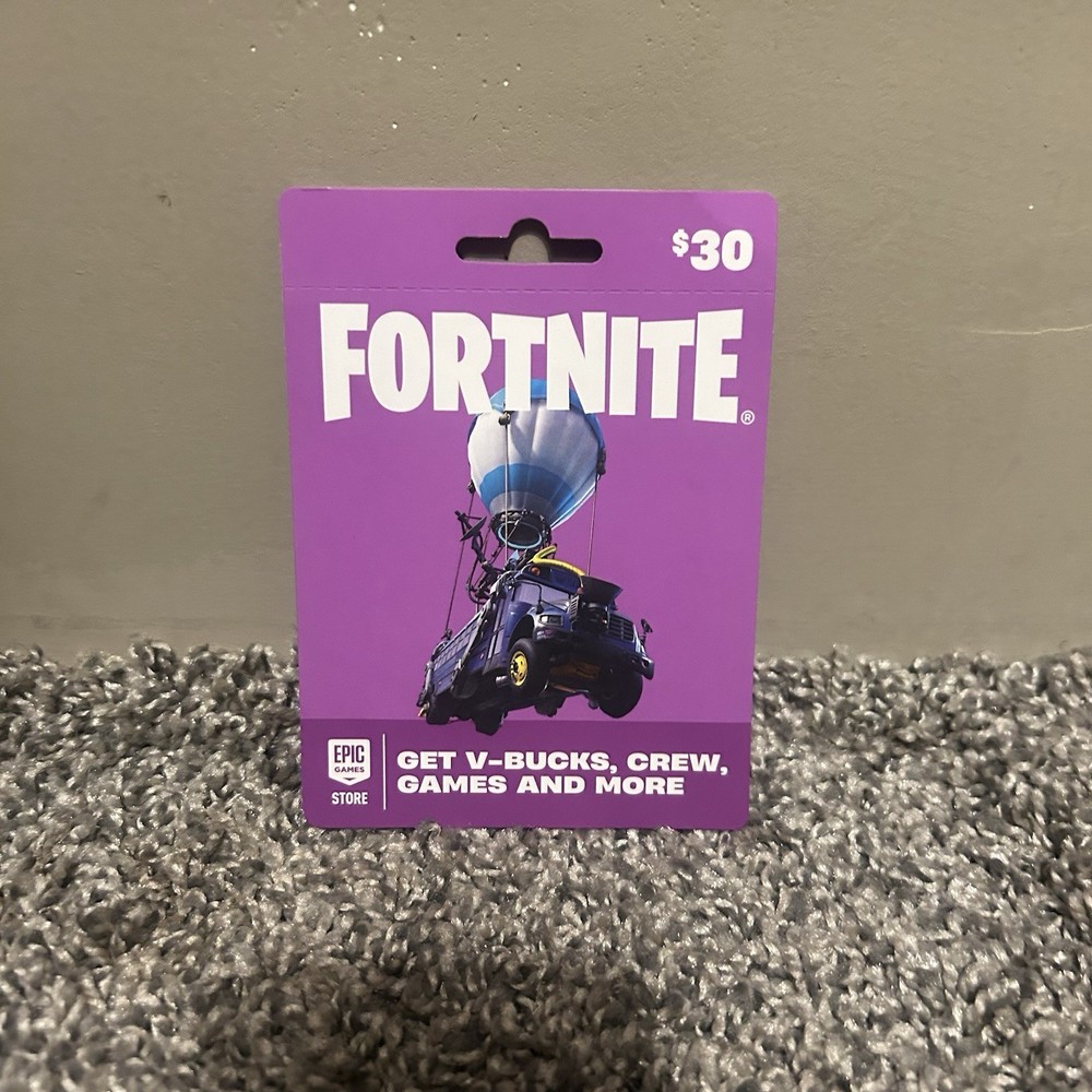 Fortnite Gift Card V-bucks Crew and More United States Free Shipping  All Ages.