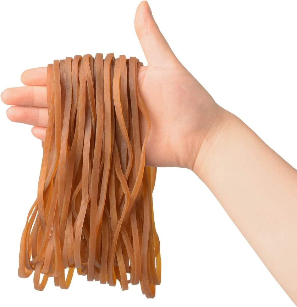 ZZJMCH 50 Pcs Large Rubber Bands Heavy Duty, Heavy Duty Trash Can Band, Stron...