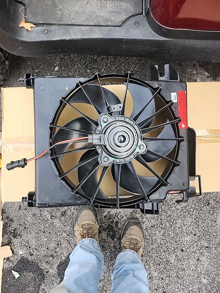 Dorman 621-639 A/C Condenser Radiator Fan Assembly Fits 2002-2008 Dodge Ram Pickup Trucks
