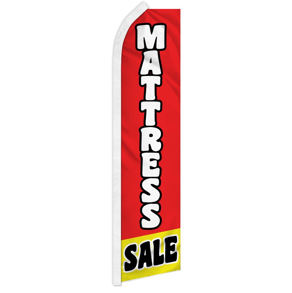Mattress Sale Advertising Swooper Feather Flutter Flag Bed Sale