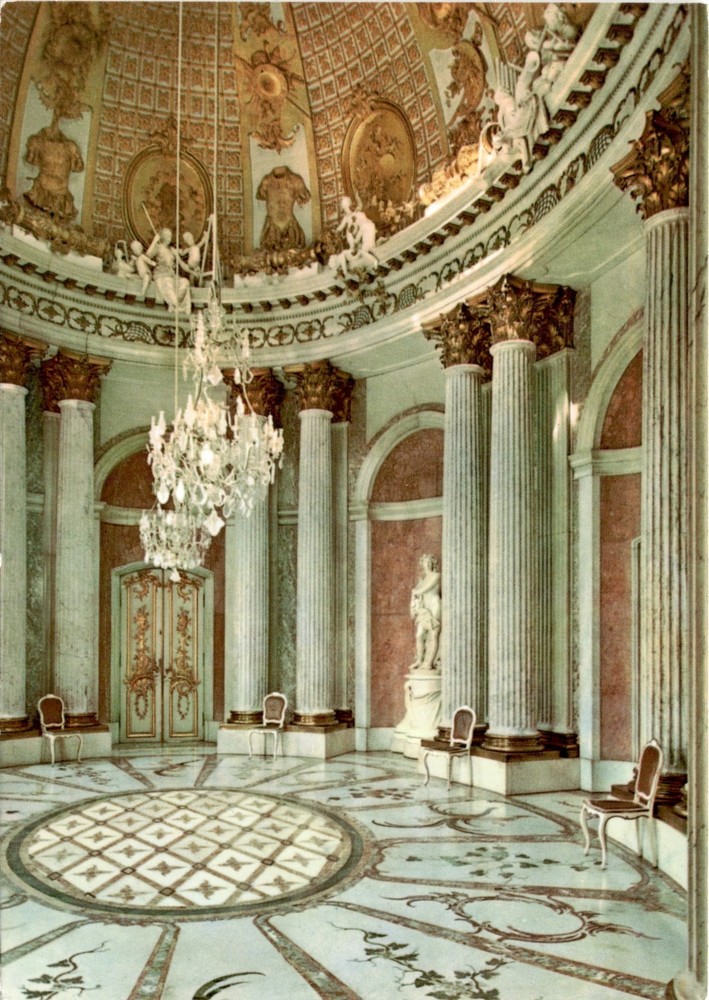 Potsdam, Schloß Sanssouci, Marmorsaal, Klaus Beyer Postcard