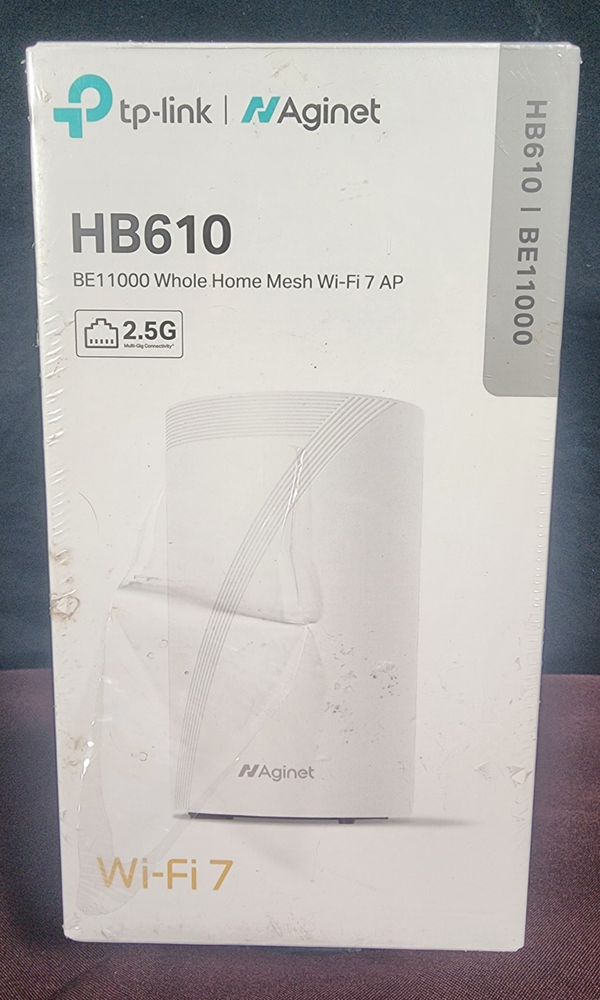 TP-Link BE11000 HB610 Aginet Whole Home Tri Band Mesh Wi-Fi 7 AP Single Pack