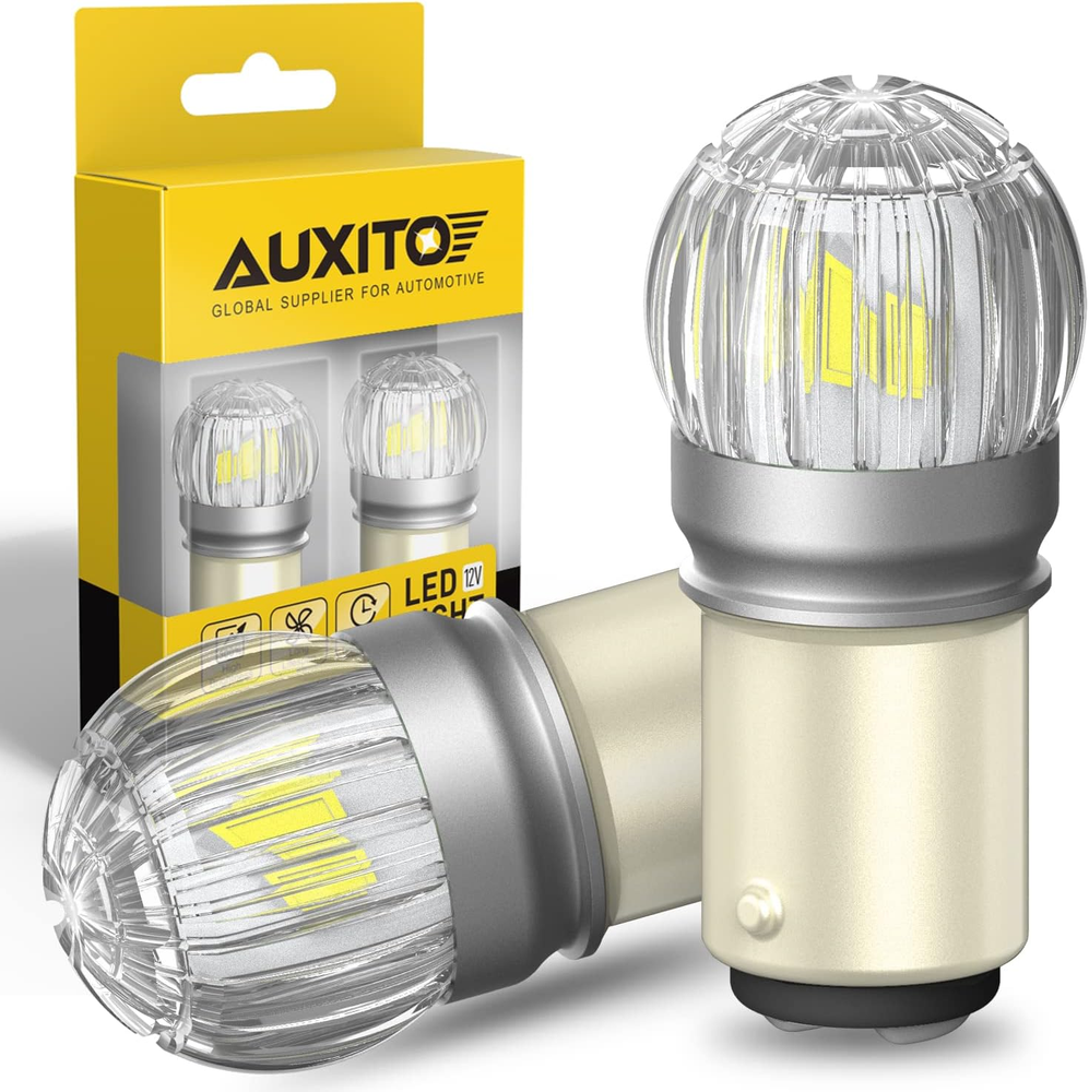 1157 LED Bulb White, 400% Brighter 1:1 Size, 7528 2057 2357 BAY15D LED Lights fo