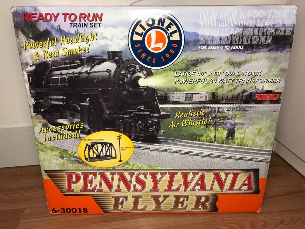 Lionel Pennsylvania Flyer Train Set O Gauge 6-30018 Complete