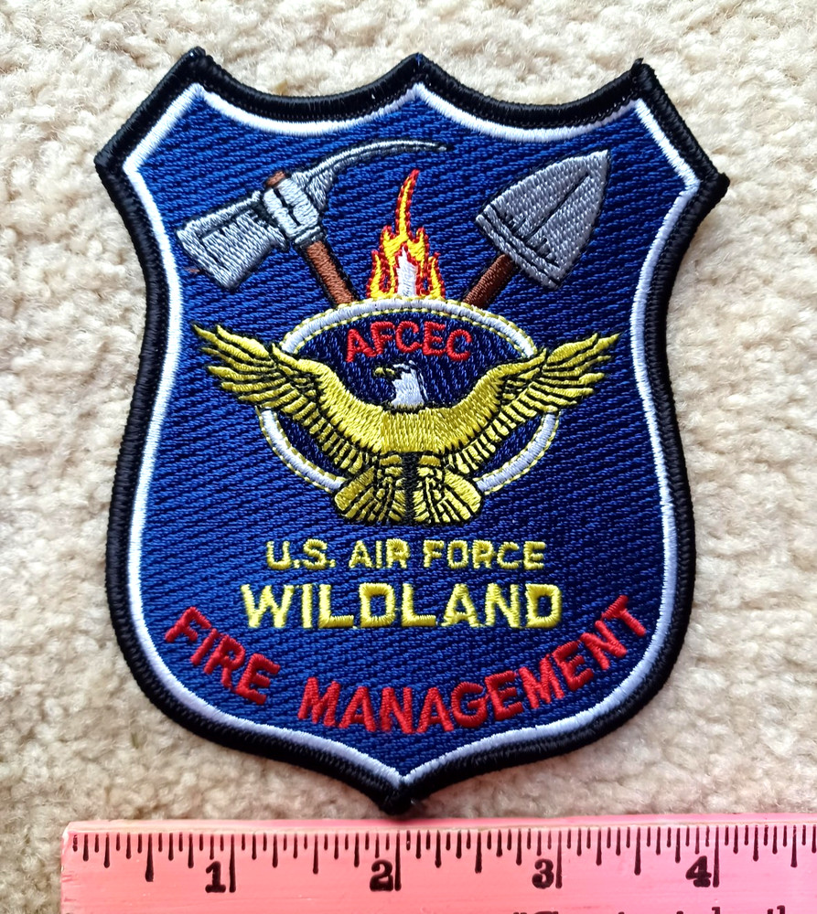 USAF, AFCEC WILDLAND fire management patch : Air Force, Firefighting