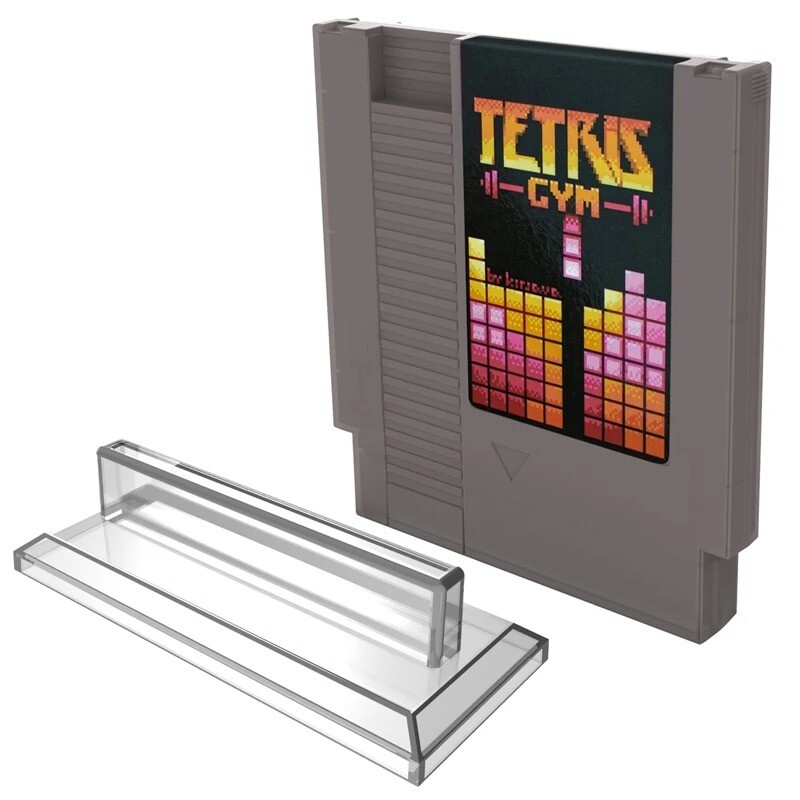 NES Entertainment System Game Cartridges Display Transparent Stand For Nintendo