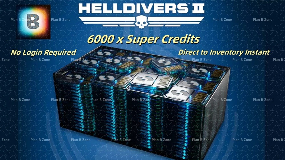 Helldivers 2 6000 x Super Credits, Direct to Inventory Instant. Virtual Product-image