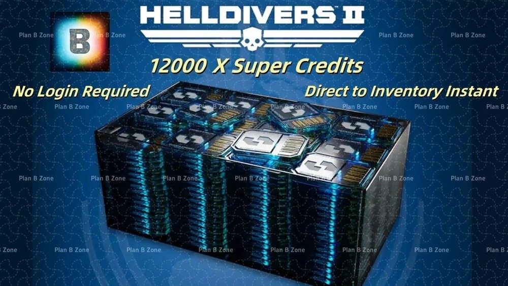 Helldivers 2 12000 x Super Credits, Direct to Inventory Instant.(Digital Product