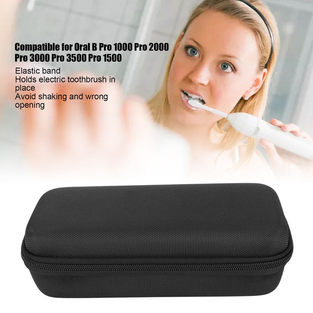 Portable Travel Case for Oral-B Pro 1000 2000 3000 Electric Toothbrushes