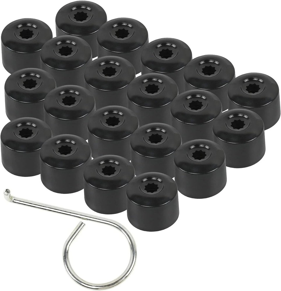 Lug Nut Covers Bolt Caps Compatible with VW Passat Jetta Golf Beetle 1K0 601 17
