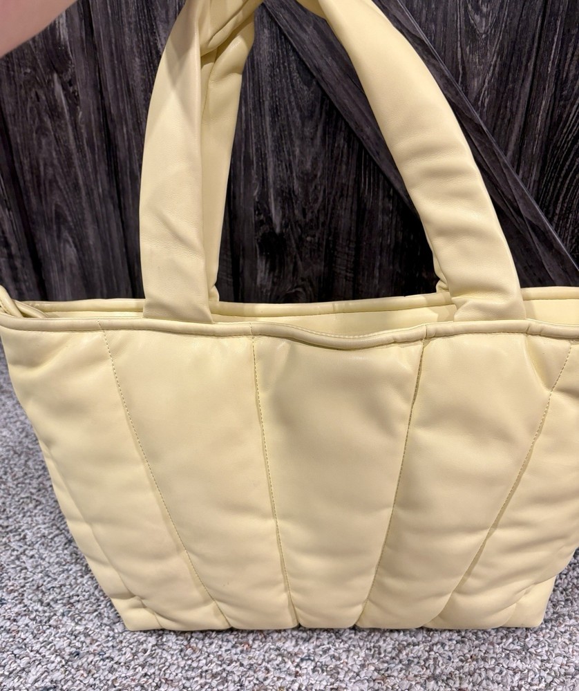 Super Soft Work From Anywhere Tote in Butter Yellow by Create And Cultivate-image