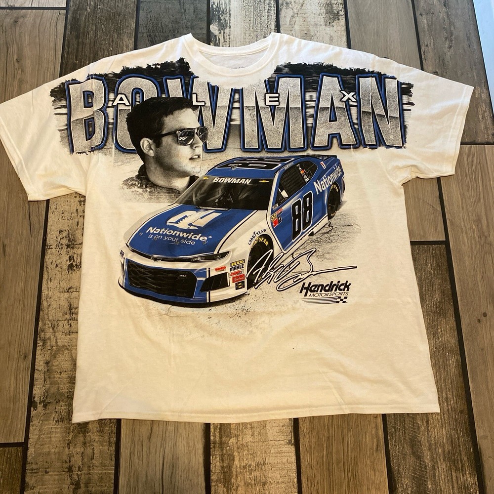 (XXL) NASCAR ALEX BOWMAN #48 Racing Shirt HENDRICK MOTOR SPORTS Graphic Tee