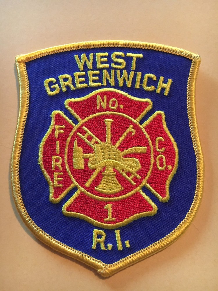 West Greenwich Rhode Island Fire Department Patch