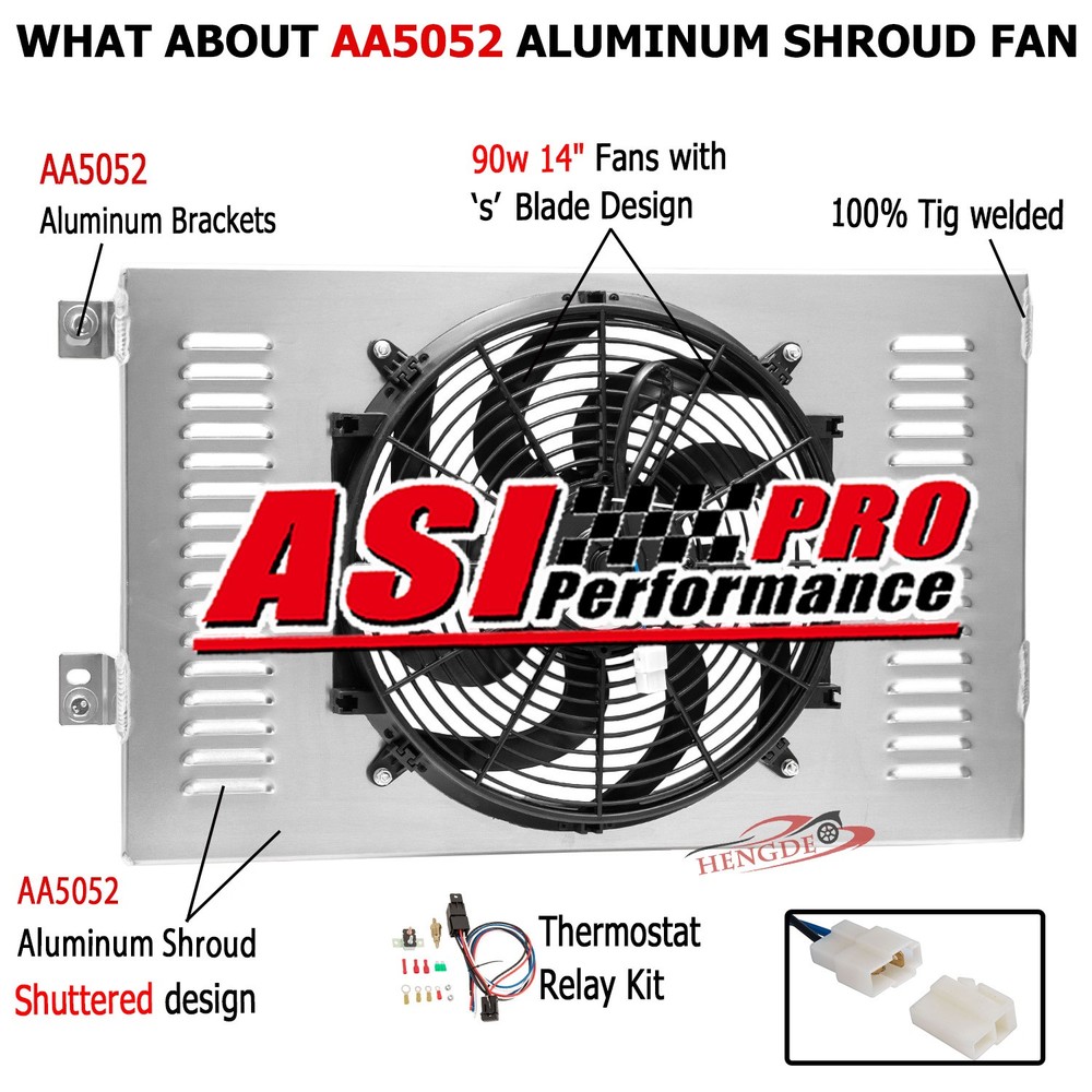 Aluminum Shroud Fan Relay For 1959-1965 Chevy Impala El Camino Bel Air Biscayne