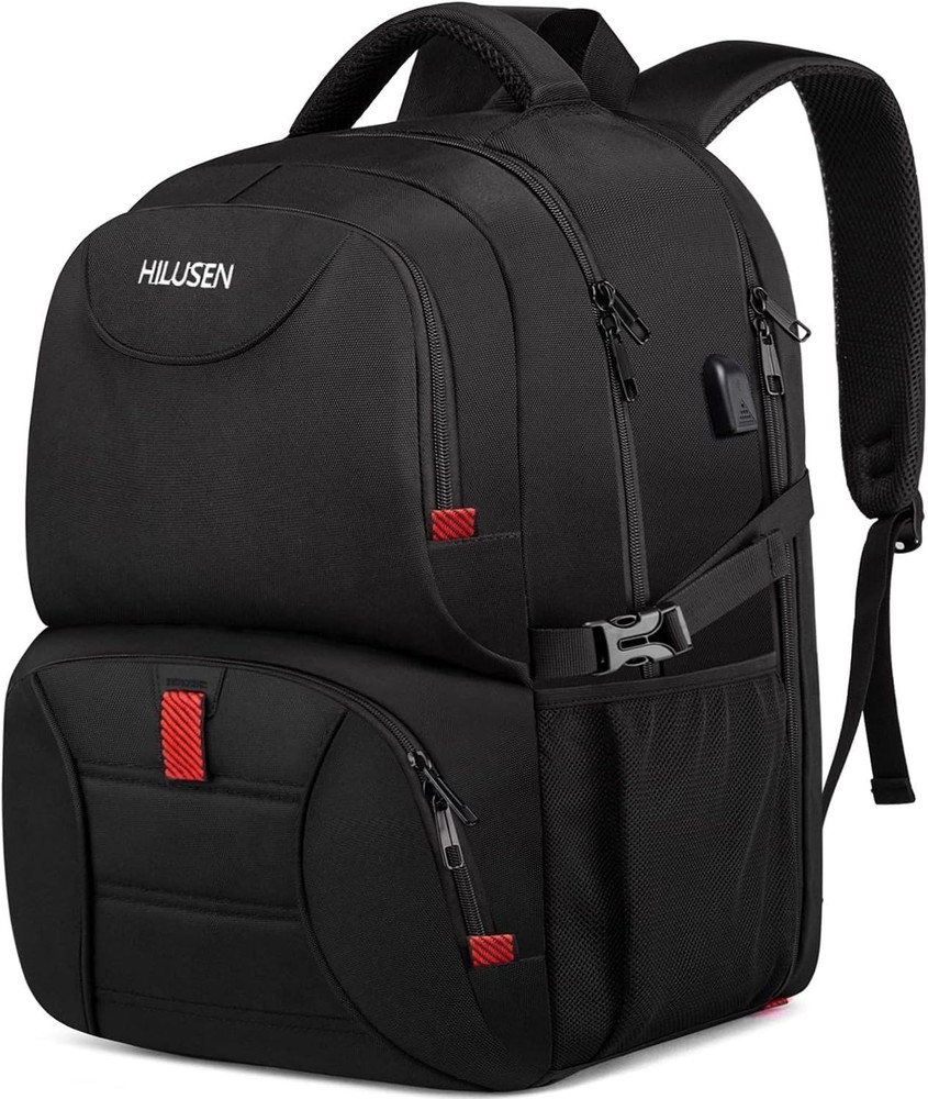 50L Insulated Cooler Backpack for Men - Extra Large Lunch Box with Storage