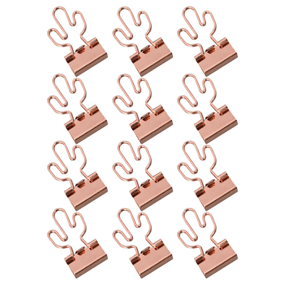 12 Pcs Hose Clamp Pliers Paper Clamps Binder Office Supplies