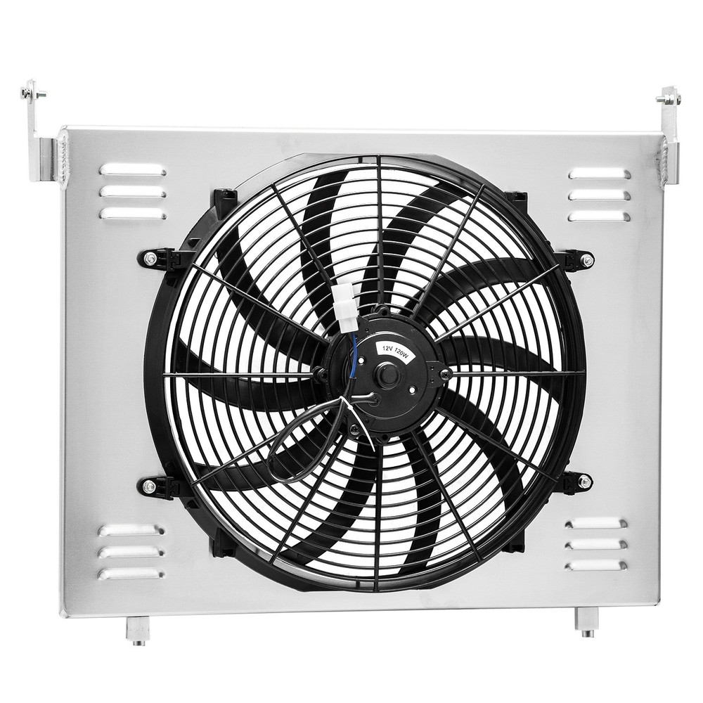 Aluminum Shroud Fan w/Relay Kits For 2004-2012 08 Chevy Colorado GMC Canyon 3.5L