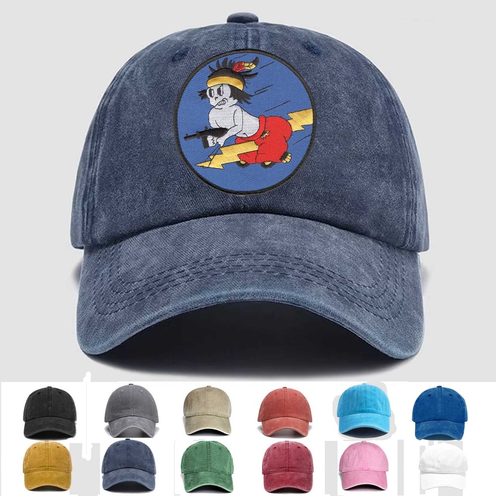 Custom Embroidered Hat 404th Fighter Squadron, Veteran Cap, Trucker Hat, Gift