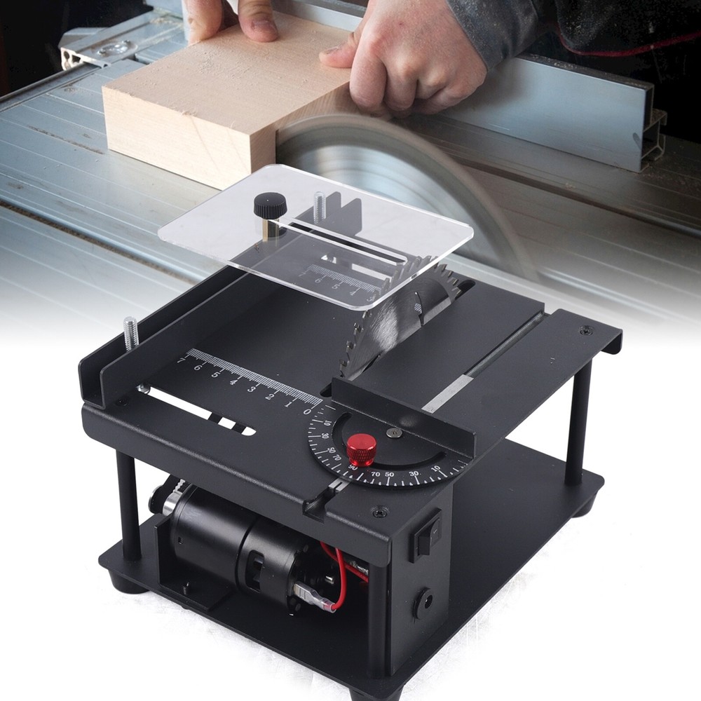 4.3 Inch Mini Electric Table Saw for Hobby Craft Metal Wood Cutting