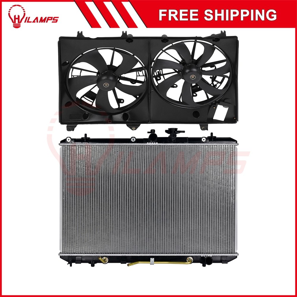 Electric Radiator Cooling Fan Kit For 2008 2009-2013 Toyota Highlander 3.5L V6