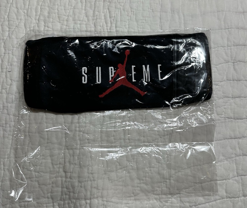 Supreme Jordan Headband-Brand New Sealed In Bag