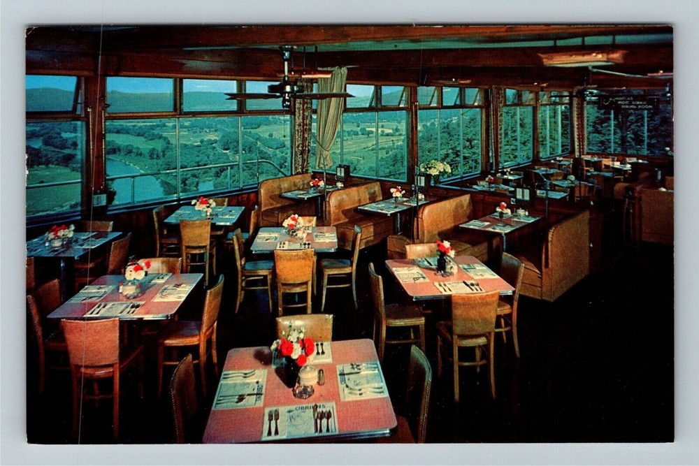 Waverly NY-New York, O'Brien's Dining View, Antique Vintage Souvenir Postcard