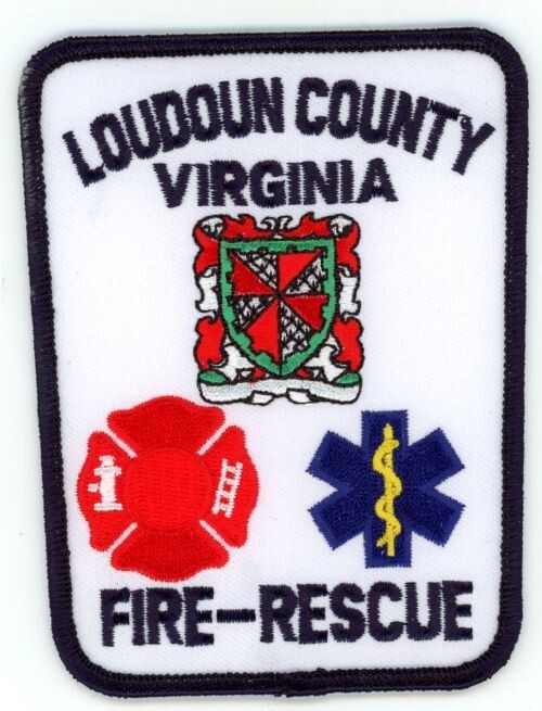 VIRGINIA VA LOUDOUN COUNTY FIRE RESCUE DEPT NICE SHOULDER PATCH POLICE SHERIFF